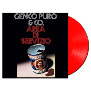 RSD22 Genco Puro & Co - Area Di Servizio [LP] (Red Vinyl, first time on vinyl, original 1972 70x100cm promotional poster, limited)