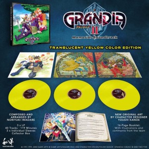 NORIYUKI IWADARE Grandia II: Memorial Soundtrack (COLOR 3xLP)