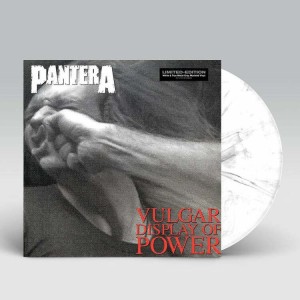 PANTERA - VULGAR DISPLAY OF POWER (INDIE MARBLED BLACK/GREY LP)