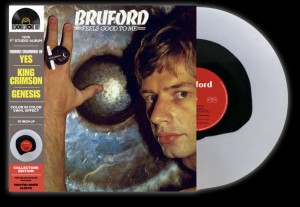 (RSD26) Bruford - Feels Good To Me [LP] (Crystal Clear Blue Vinyl, original art work, OBI, limited to 2000, indie-exclusive)