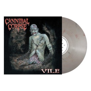 [LP] CANNIBAL CORPSE - VILE (ZOMBIE BRAINS (GREY W/ RED STREAKS) VINYL)