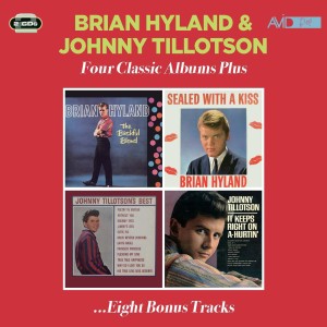 [CD] BRIAN; JOHNNY TILLOTSON HYLAND - BASHFUL BLOND / SEALED W/ A KISS / JOHNNY TILLOTSON'S BEST / IT KEEPS RIGHT ON A-HURTIN