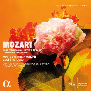 [CD] MISHKA R. & BLAZ SPAROVEC & ORF RADIO SYMPHONIEORCHESTER WIEN & HOWARD GRIFFITHS MOMEN - MOZART: PIANO CONCERTOS NOS. 1 KV 37 & 27 KV 595/CLARINET CONCERTO KV 622