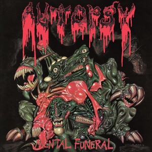 [LP] AUTOPSY - MENTAL FUNERAL (35TH ANNIVERSARY) (RED & GREEN INK SPOT VINYL)