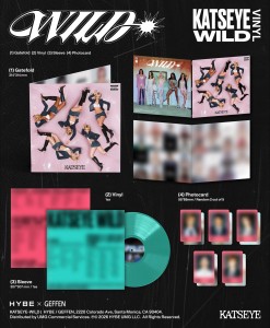 [LP] KATSEYE - WILD (X) (AQUAMARINE VINYL) (I)