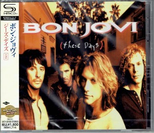 BON JOVI These Days JAPAN SHM CD +bonus UICY-20189