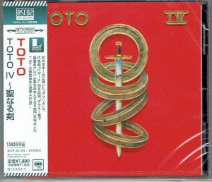 TOTO Toto IV * SICP-30124 BLU-SPEC2 JAPAN