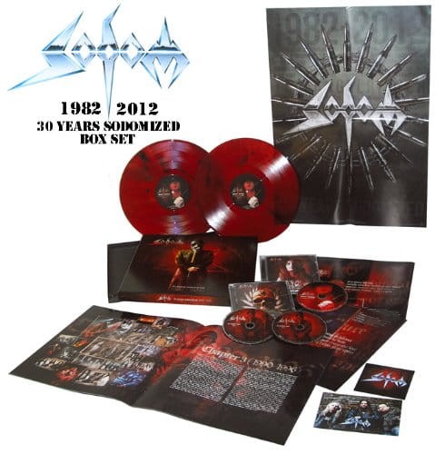 SODOM 30 Years Sodomized 1982-2012 * SEALED BOX 3CD+ COLOR 2LP