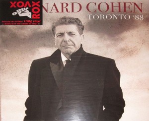 LEONARD COHEN Toronto 1988 -LTD NUMBERED COLOUR 2xLP 180g