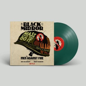GEOFF BARROW & BEN SALISBURY Black Mirror Men Against Fire ARMY GREEN VINYL LP