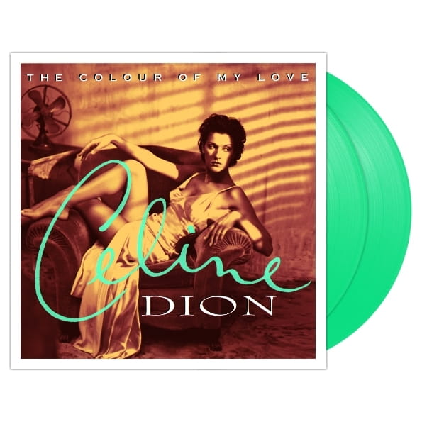 CELINE DION Colour of My Love (2xLP 25th Anniversary Turquoise