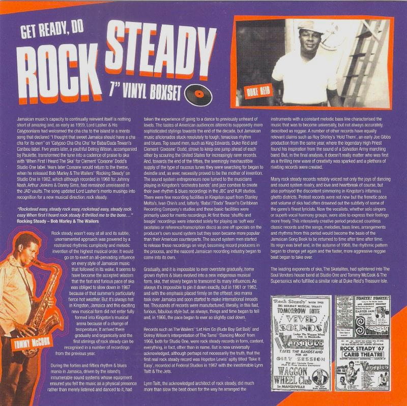 V⁄A GET READY ROCK STEADY レコード 盤極美品 Yahoo!オークション